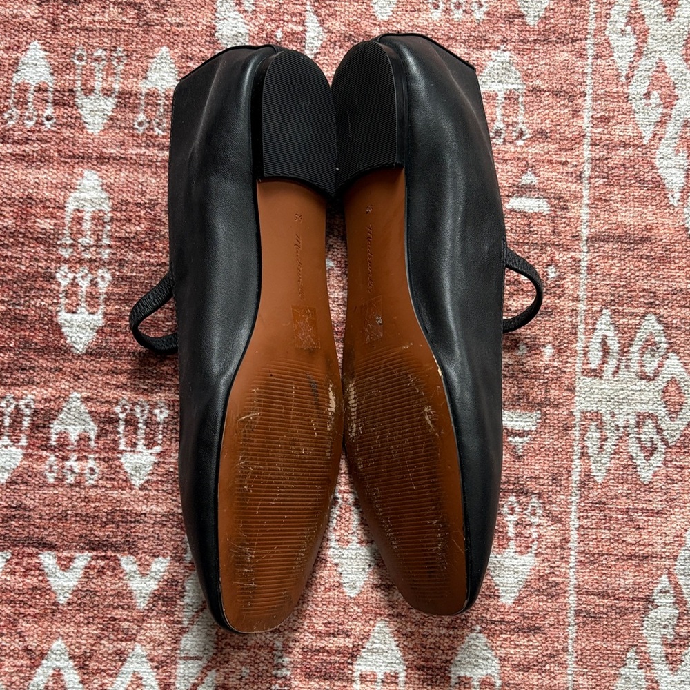Madewell The Greta Black Mary Jane Flats - Picture 3 of 7